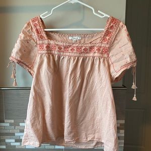 Madewell peasant top